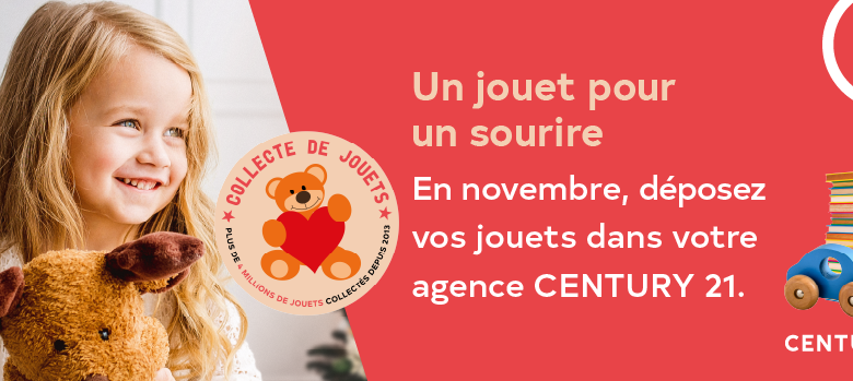 Participez à la Grande Collecte de Jouets 2024 avec Century 21 L’Immobilière Jassans Trévoux